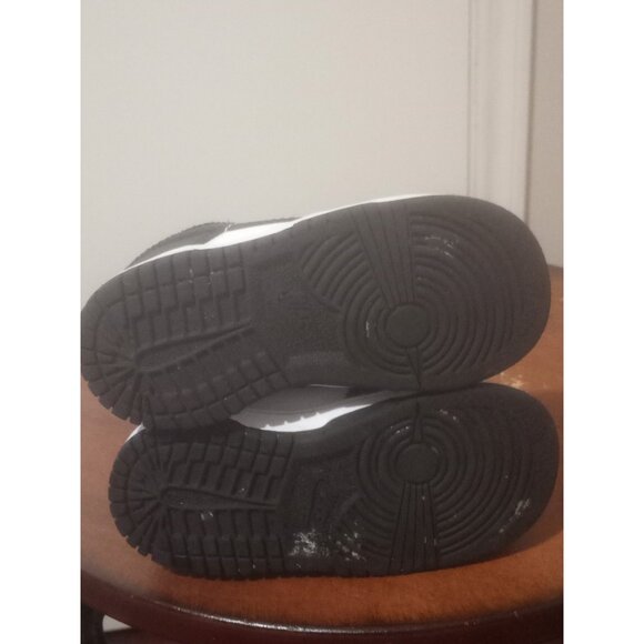 Nike Dunk Low Panda Black White Toddler Infant Size 7C CW1589-100 Sneakers - Picture 3 of 11